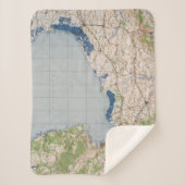 ベニス、イタリアの地図 シェルパブランケット (正面)