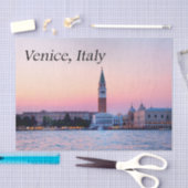 ベニス、イタリアピンクサンセット 薄葉紙 (クラフト)