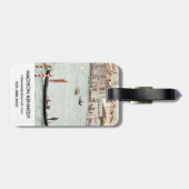 ベニス、イタリア|大運河 ラゲッジタグ (裏面横)