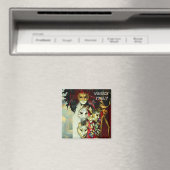 ベニス、カーニバルマスク – イタリア(冷蔵庫用マグネット) マグネット (インサイチュ (食洗機))