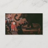 ベニス(キャンバスの油)で示されている象 名刺 (裏面)