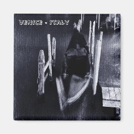 ベニス、ゴンドラ – イタリア(冷蔵庫用マグネット) マグネット