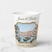 ベニス・ゴンドラ 紙コップ (裏面)