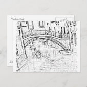 ベニス – タクシーはがき ポストカード (正面/裏面)