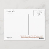 ベニス – タクシーはがき ポストカード (裏面)