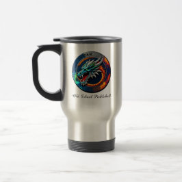 ベニス・フロリダ州のオールドスクール・ピックルボール・ドラゴンXチーム トラベルマグ