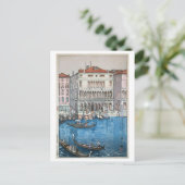 ベニス,ヴェネツィア,吉田宏,ウッドカット ポストカード (スタンド正面)