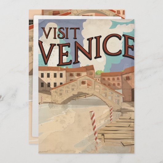 ベニス 招待状 (正面/裏面)