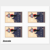 ベニス 長方形シール (シート)