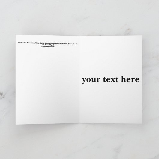 ベニス(4)カード カード (内部)