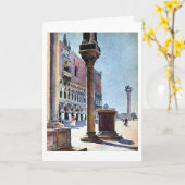 ベニス(7)カード カード (黄色い花)