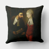 「ベニス」Aの商人からのPortiaそしてShylock クッション (裏面)