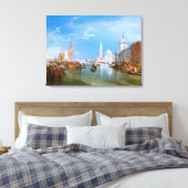 ベニス: DoganaおよびサンジョルジョMaggiore キャンバスプリント (インサイチュ (寝室))