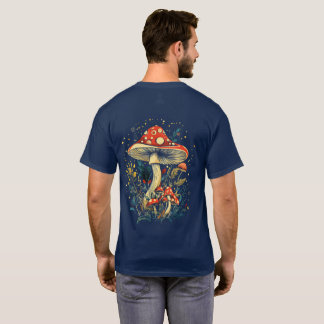 ベニテングタケのボタニカルカントリーコアクチュア Tシャツ