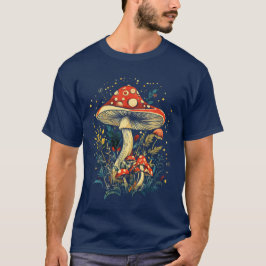 ベニテングタケのボタニカルカントリーコアクチュア Tシャツ