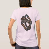 ベニテングタケの植物画 コテージコア Tシャツ (裏面)