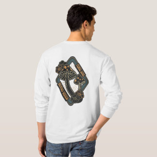 ベニテングタケの植物画 コテージコア Tシャツ