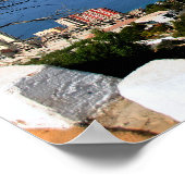 ベニドルムスカイラインシティスケープCosta Blancaスペイン ポスター (角)