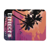 ベニドルムスペインウォーターカラービーチ マグネット (横)