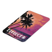 ベニドルムスペインウォーターカラービーチ マグネット (左側)