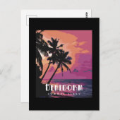 ベニドルムスペインサマービベスビーチ ポストカード (正面/裏面)