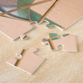 ベニドームビーチ旅行ポスター ジグソーパズル (側面)