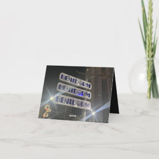 ベニドーム写真のグリーティングカード シーズンカード