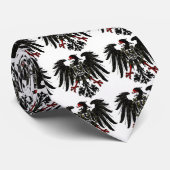 ベニハシガラスの盾パターン記号のコーンウォールのコーニッシュのタイ ネクタイ (ロール)