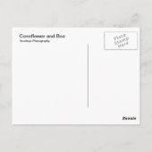 ベニバナとビー ポストカード (裏面)