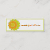 ベニバナのプロフィールカード スキニー名刺 (裏面)