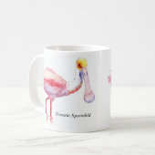 ベニヘラサギのマグ コーヒーマグカップ (正面左)