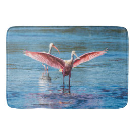 ベニヘラサギの大きいバス・マット バスマット