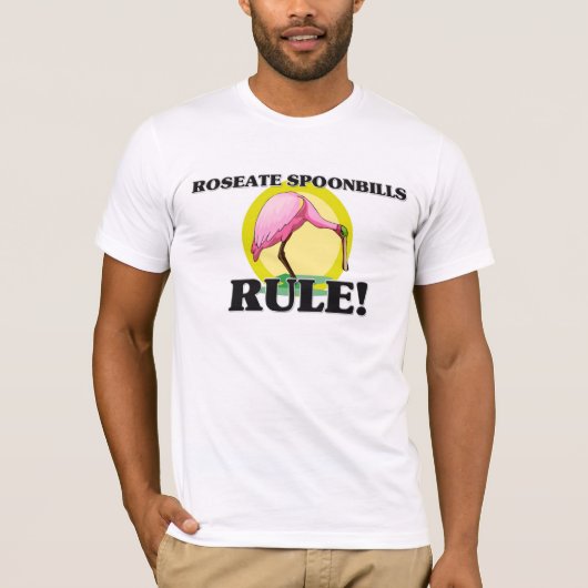 ベニヘラサギの規則! Tシャツ (正面)