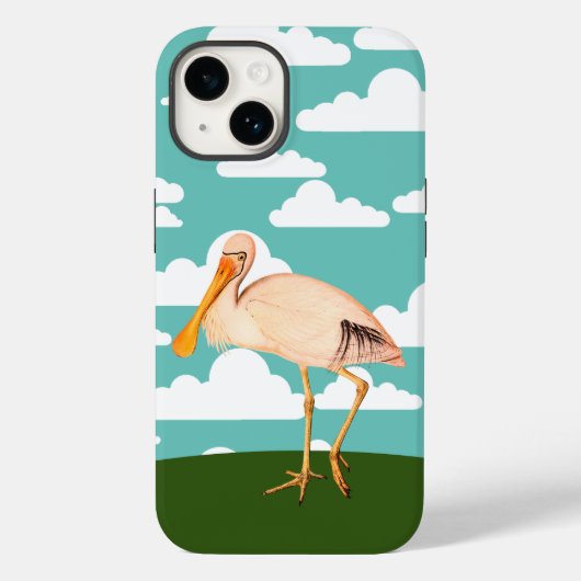 ベニヘラサギ Case-Mate iPhoneケース (裏面)