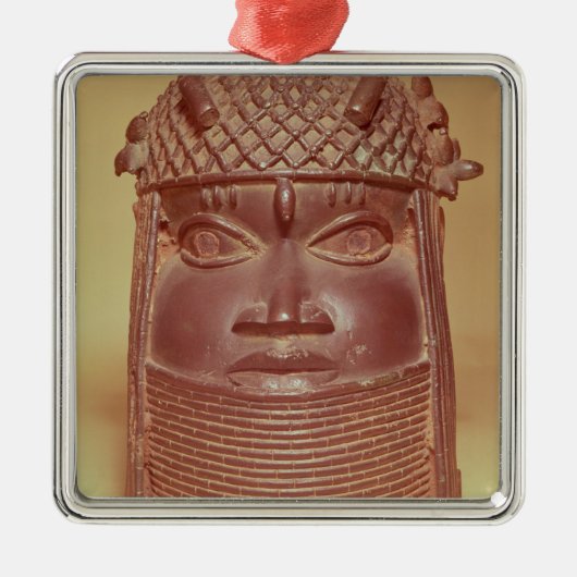 ベニンのマスク メタルオーナメント (正面)