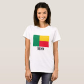 ベニンの旗 Tシャツ (正面フル)
