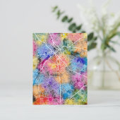 ベニンシティナイジェリアの地図 ポストカード (スタンド正面)