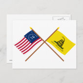 ベニントンとガッズデンの国旗を越えて ポストカード (正面/裏面)