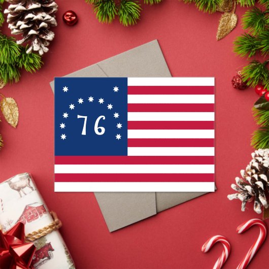 ベニントンの旗：アメリカの76の戦闘旗 アクリル招待状 (インサイチュ (クリスマス))