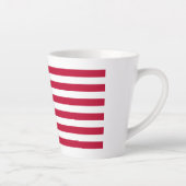 ベニントンの旗：アメリカの76の戦闘旗 カフェラテマグ (右)