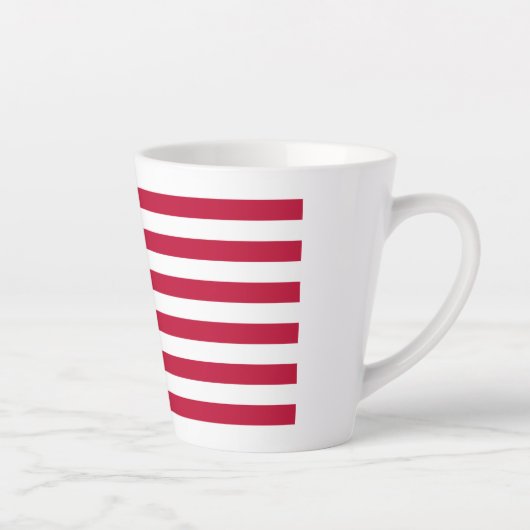 ベニントンの旗：アメリカの76の戦闘旗 カフェラテマグ (右)