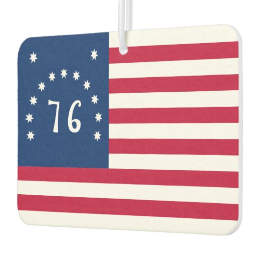 ベニントンの旗：アメリカの76の戦闘旗 カーエアーフレッシュナー (左)