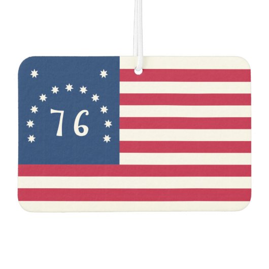 ベニントンの旗:アメリカの76の戦闘旗 カーエアーフレッシュナー (正面)