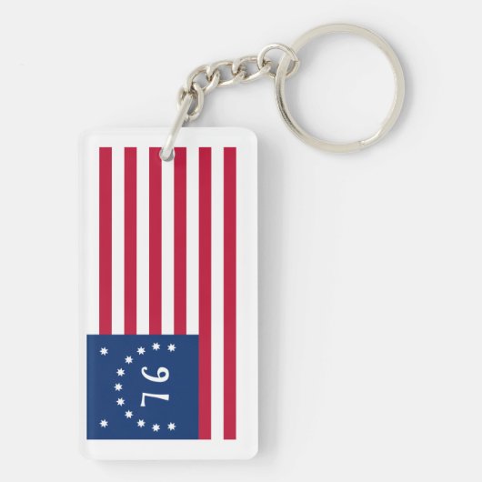 ベニントンの旗:アメリカの76の戦闘旗 キーホルダー (裏面)