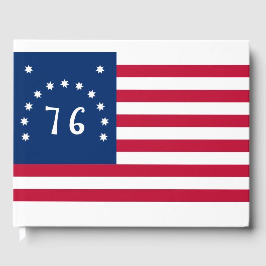 ベニントンの旗：アメリカの76の戦闘旗 ゲストブック (正面)