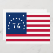 ベニントンの旗：アメリカの76の戦闘旗 シーズンカード (正面/裏面)