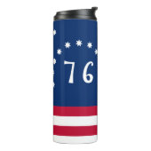 ベニントンの旗:アメリカの76の戦闘旗 タンブラー (回転左)