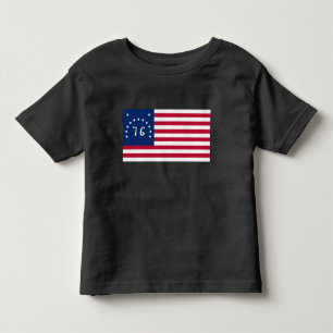 ベニントンの旗:アメリカの76の戦闘旗 トドラーTシャツ