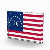 ベニントンの旗：アメリカの76の戦闘旗 フォトブロック (右)