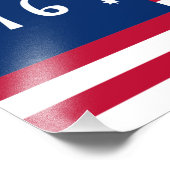 ベニントンの旗：アメリカの76の戦闘旗 フォトプリント            (角)